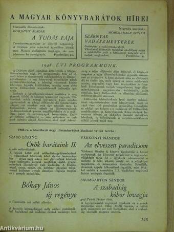 Diárium 1947. karácsonyi száma