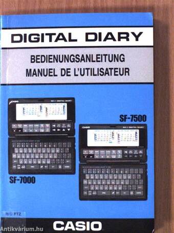 Digital Diary Casio SF-7000 SF-7500