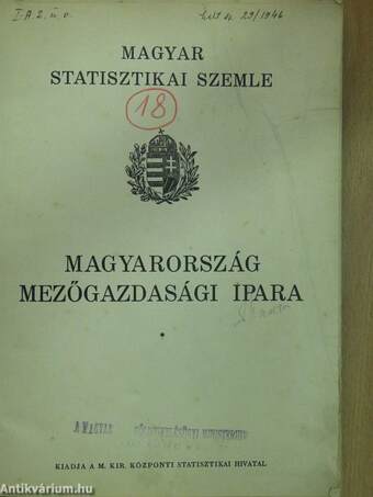 Magyar Statisztikai Szemle 1939. június