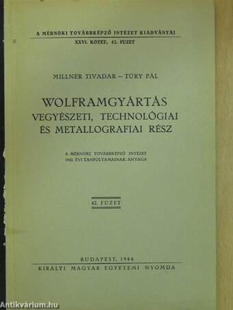 Wolframgyártás