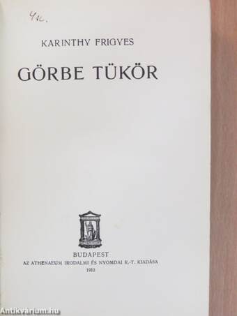 Görbe tükör