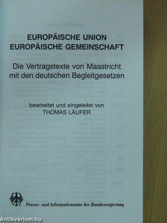 Europäische Union - Europäische Gemeinschaft