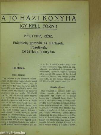 A jó házi konyha IV.