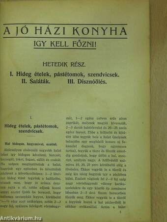 A jó házi konyha VII.