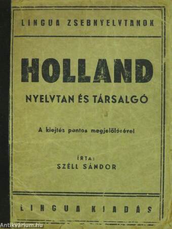 Holland nyelvtan és társalgó