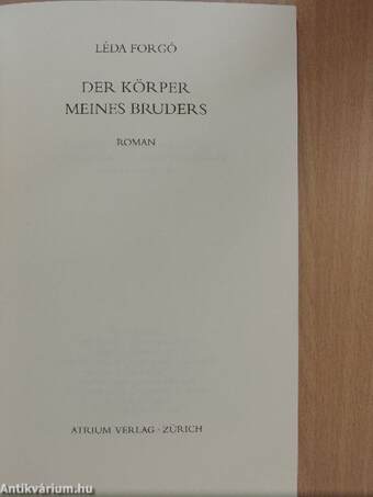 Der Körper meines Bruders