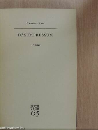 Das Impressum