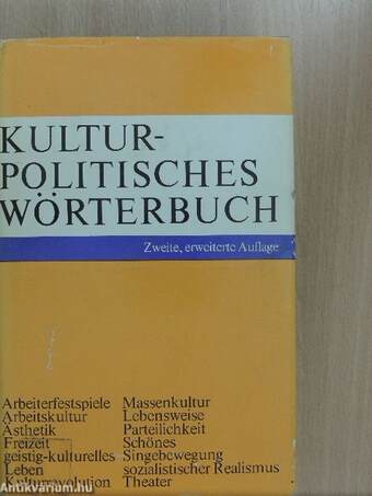 Kulturpolitisches Wörterbuch