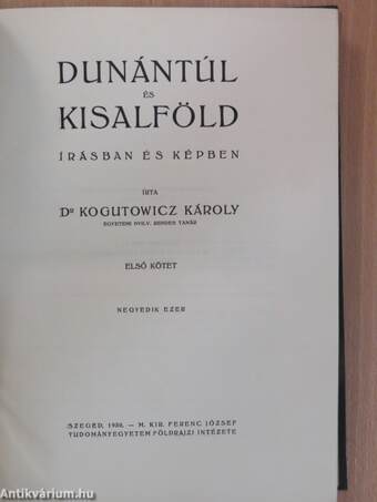 Dunántúl és Kisalföld I-II.