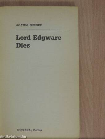 Lord Edgware Dies