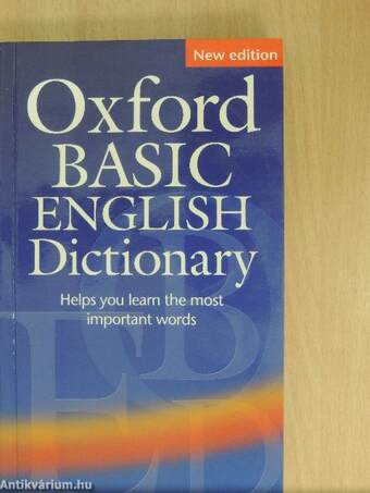 Oxford Basic English Dictionary