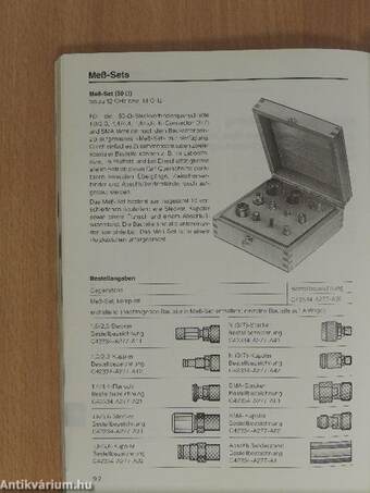 HF-Steckverbinder - Datenbuch 1990