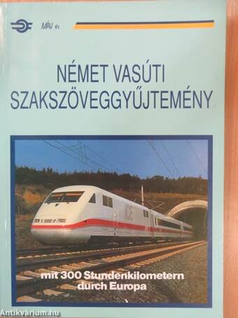 Német vasúti szakszöveggyűjtemény