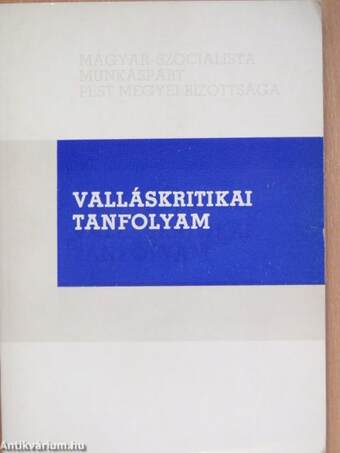 Valláskritikai tanfolyam