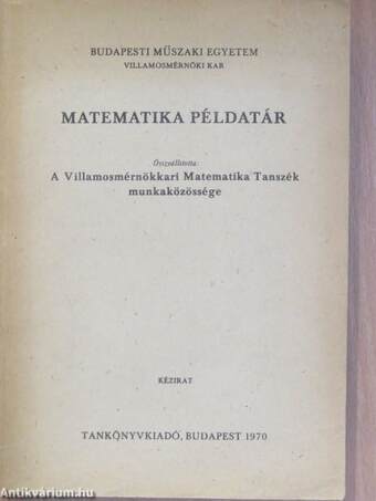 Matematika példatár