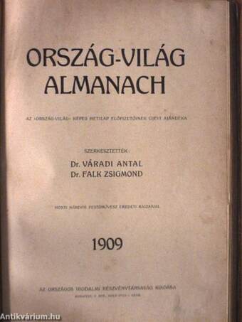 Ország-világ almanach 1909