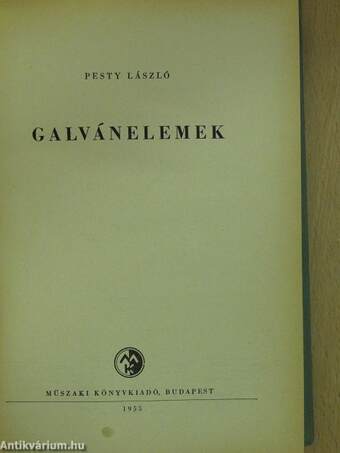 Galvánelemek