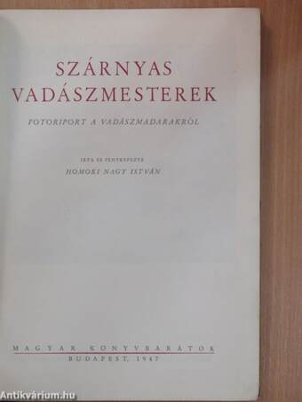 Szárnyas vadászmesterek