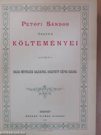 Petőfi Sándor összes költeményei