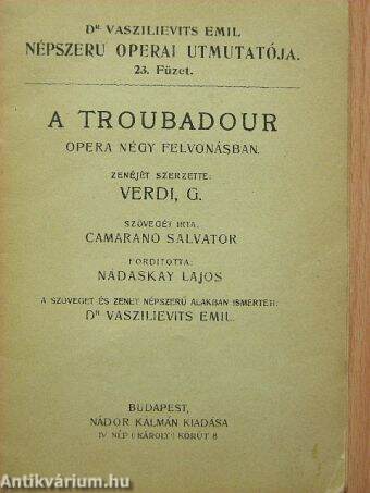 A Troubadour