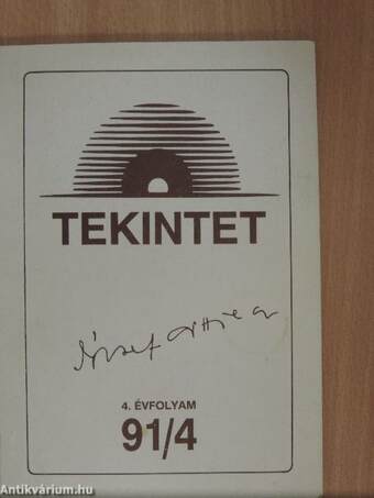 Tekintet 1991/4.