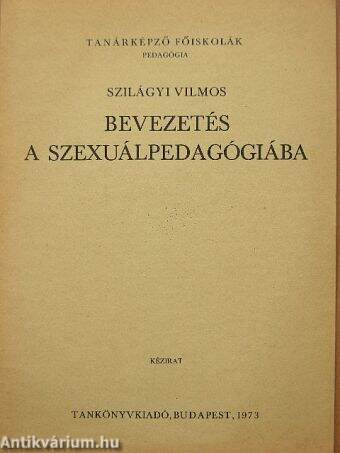 Bevezetés a szexuálpedagógiába