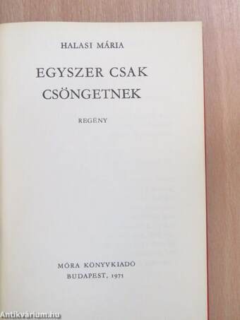 Egyszer csak csöngetnek