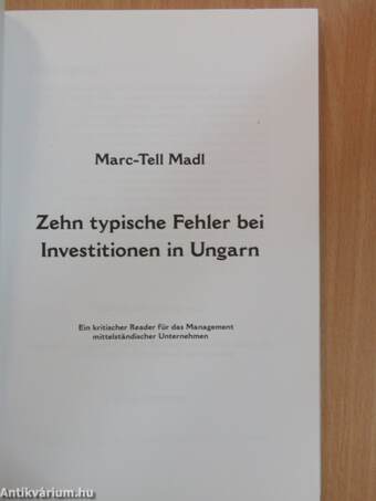 Zehn typische Fehler bei Investitionen in Ungarn