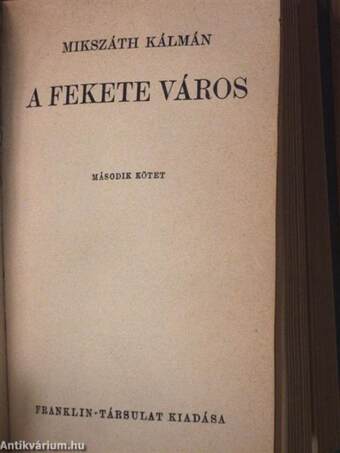 A fekete város I-II.