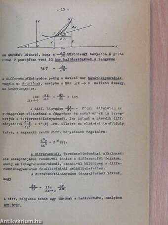 Bevezetés a fizikai kémiai folyamatok matematikájába