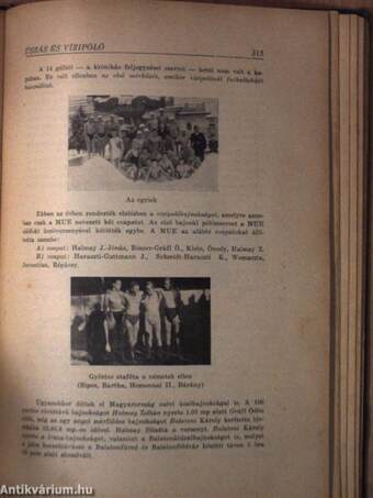 A magyar sport reneszánszának története 1896-tól napjainkig I-II. (rossz állapotú)