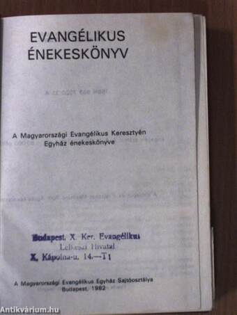 Evangélikus énekeskönyv