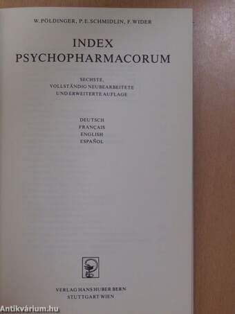 Index Psychopharmacorum