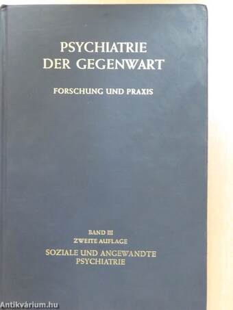 Soziale und angewandte Psychiatrie