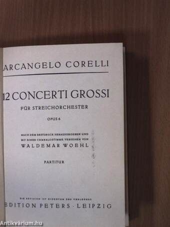 12 Concerti Grossi für Streichorchester