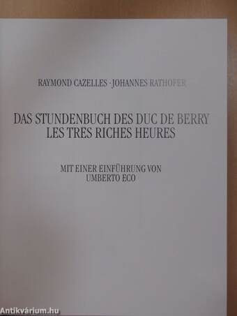 Das Stundenbuch des Duc de Berry