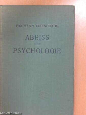 Abriss der Psychologie