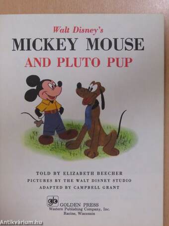 Walt Disney's Mickey Mouse and Pluto pup