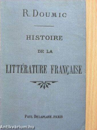 Histoire de la Littérature Francaise