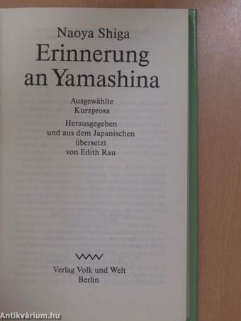 Erinnerung an Yamashina