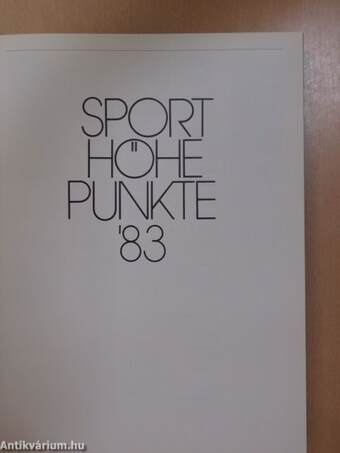 Sport Höhepunkte '83