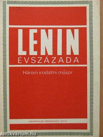 Lenin évszázada