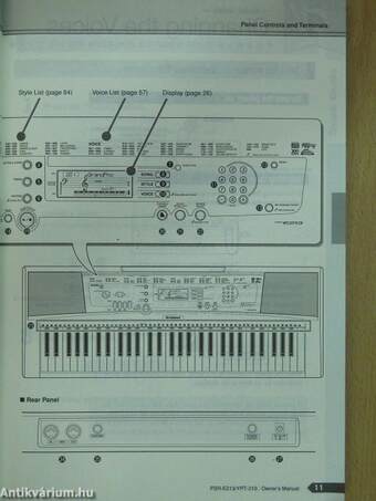 Portatone PSR-E213 YPT-210 - Owner's Manual