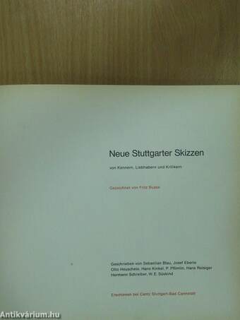 Neue Stuttgarter Skizzen