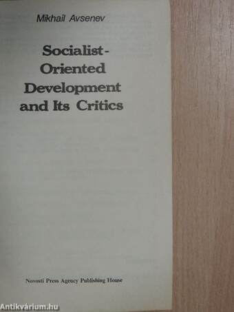 Socialist-Oriented Development and Its Critics