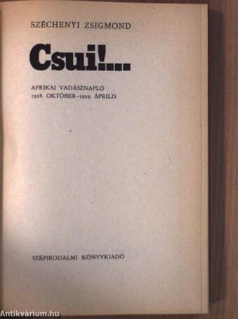 Csui!...