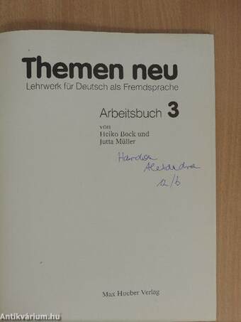 Themen neu 3 - Arbeitsbuch