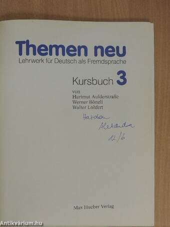 Themen neu 3 - Kursbuch