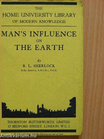 Man's influence on the Earth