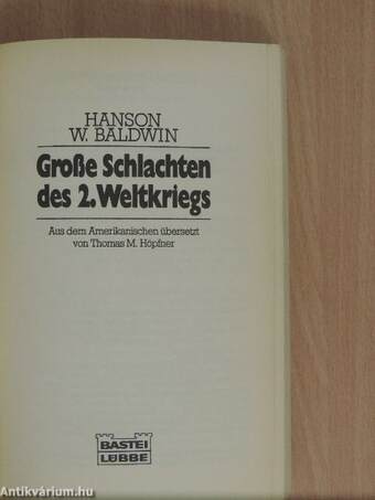 Große Schlachten des 2. Weltkriegs